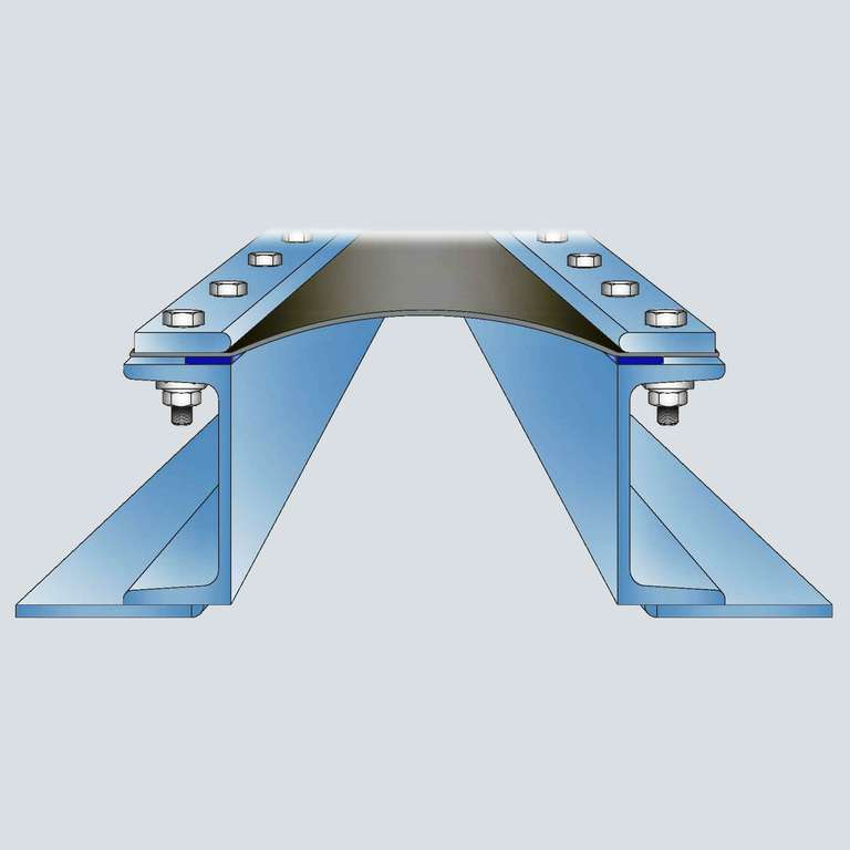 P-Flanges fluoroplastic expansion joint